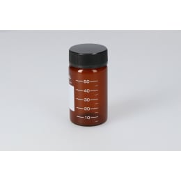 目盛付バイアル 茶色 GV-50 50mL 標準セット 5組 206054