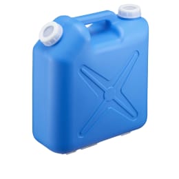 扁平缶 両口 10L ノズル無 ブルー