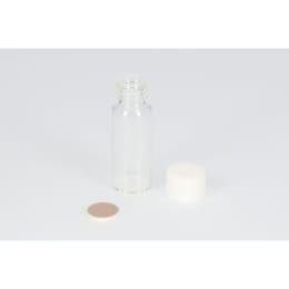 ねじ口瓶 無色 S-2 5mL PPキャップ フッ素PTFE/ニトリルパッキン付 100組 250067
