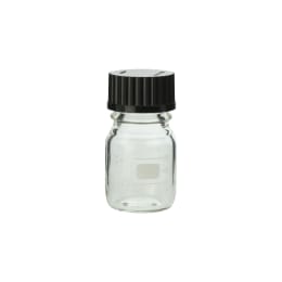 【販売終了】ねじ口びん(メジュームびん) 黒キャップ付 100mL 017200-1002A