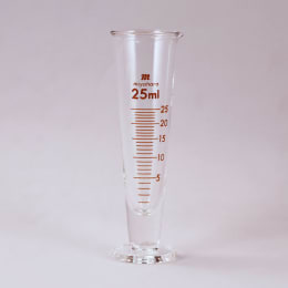 液量計 円錐型 茶目盛 25mL