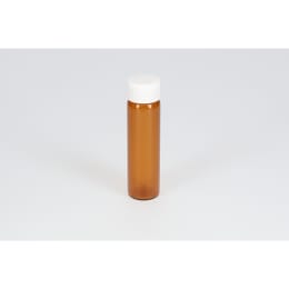 ねじ口瓶 茶色 S-5 12mL PPキャップ ソフトロンPP貼りパッキン付 100組 250019