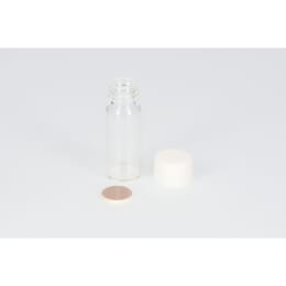 ねじ口瓶 無色 S-09B 3mL PPキャップ フッ素PTFE/ニトリルパッキン付 100組 250065