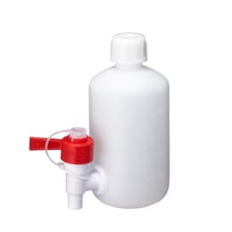 瑞穂化成工業 細口びん コック付 1L 0300