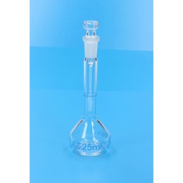 メスフラスコ 透明 25mL クラスA