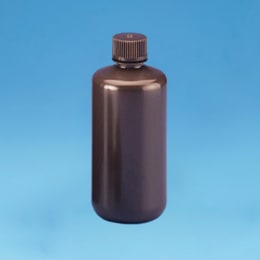 細口褐色試薬瓶 HDPE 500mL 12入