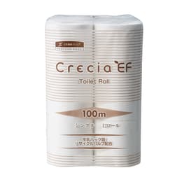 【販売終了】クレシアEF トイレットロール 100m シングル 10120 12ロール×4包