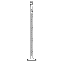 アルコール測定用シリンダー 25mL