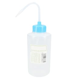NT洗瓶 BII型 カラーキャップ 広口 500mL 色7 LB ライトブルー