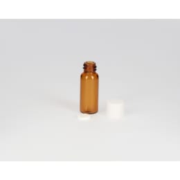 ねじ口瓶 茶色 S-07 1.5mL メラミンキャップ ソフトロンPP貼りパッキン付 100組 250112