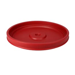 トスロン密閉容器 蓋のみ 丸形 20L用 レッド
