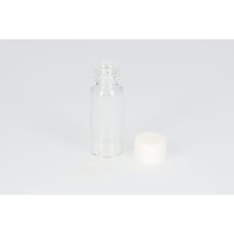 日電理化硝子 ねじ口瓶 S-2 5mL 無色 P.Pキャップ シリコーンゴムパッキングセット 100組 250047