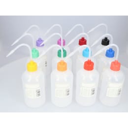 NT洗瓶 カラーキャップ 細口 500mL 12色入