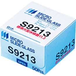 大型スライドグラス S9213 水フチ磨 50枚