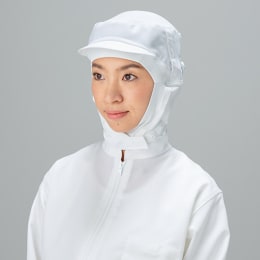異物混入対策 キャップ JK486C -01 白 LL
