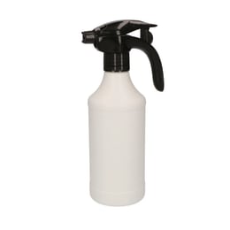 PEスプレボトルSM本体白500mL ポセイドン黒付 B031-02+062000クロ