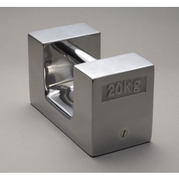 枕型分銅(マルテンサイト系SUS) M2級 20kg M2RSL-20K