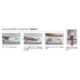 タッチレス エアログローブディスペンサー 3500-2