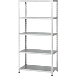 ステンレスエコ軽量棚 50~100kg/段 SUS340 1800H×1500W×450D×5