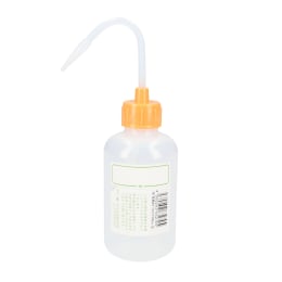 NT洗瓶 カラーキャップ 細口 250mL 色2 OY オレンジイエロー