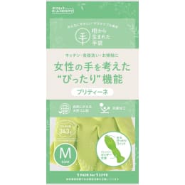 プリティーネ手袋 M グリーン 1双