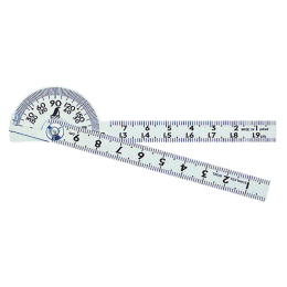 プロトラクター ミニ φ40 竿目盛10cm 竿2本