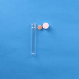 ねじ口試験管 ST-16.5S 10mL 白キャップ フッ素PTFE/ニトリルパッキン付 100入 119240
