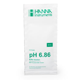 ハンナインスツルメンツ・ジャパン pH標準液(スタンダードタイプ)pH 6.86 @25℃ 20mL×25袋 HI 70006P