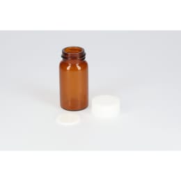 ねじ口瓶 茶色 SV-20 20mL PPキャップ ソフトロンPP貼りパッキン付 50組 250529