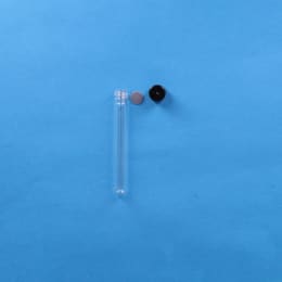 ねじ口試験管 ST-13M 5mL 黒キャップ フッ素PTFEシリコンパッキン付 100入 119306