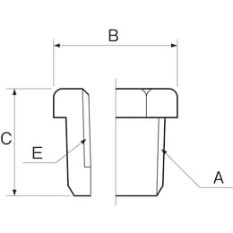 PTFEブッシング FB3-4 Rc3/8×R1/2 F-2083-005