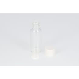 日電理化硝子 ねじ口瓶 S-2 5mL 無色 メラミンキャップ ソフトロンP.P貼りパッキングセット 100組 250107