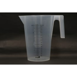 メジャーカップ 黒目盛付き2000mL