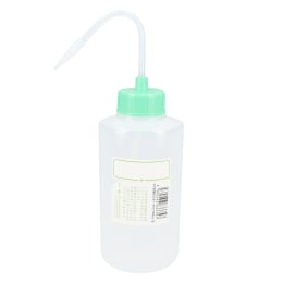 NT洗瓶 BII型 カラーキャップ 広口 500mL 色5 LGR ライトグリーン