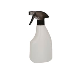 PEスプレーボトル 500mL I型目付黒半透明霧ガン