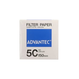 円形定量ろ紙 #5C 150mm 100枚