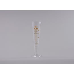 液量計 円錐型 茶目盛 20mL