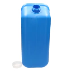 扁平缶 ノズル無 20L ブルー 0207BL