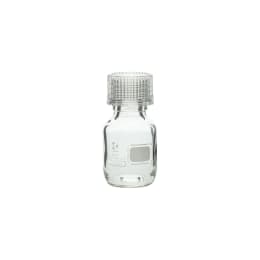 ねじ口びん(メジュームびん) 透明キャップ付 50mL 017200-503A