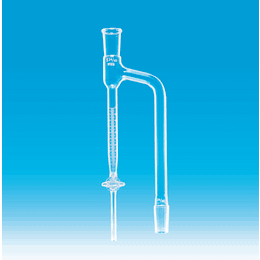 Fine 透明共通摺合せ水分定量受器 5mL コック付 上部24/40下部24/40