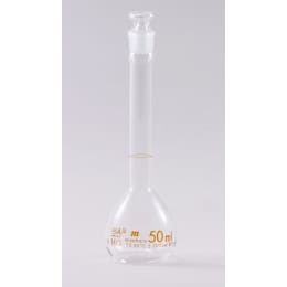 メスフラスコ HG 白 50mL