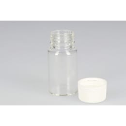 バージンキャップバイアル 無色 VCV-30 30mL PPキャップ ハイシート/PET貼りパッキン付 50組 212110