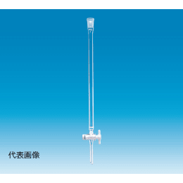 Fine共通摺合せクロマトグラフ管 φ10×300 PTFEコック付 FG1粗目 上部摺15/25