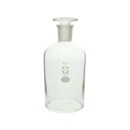 試薬びん 細口 透明 500mL 共通摺合24/30 017030-500A