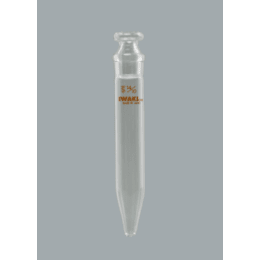 透明摺合遠心沈澱管 円錐 共栓 10mL IWAKI