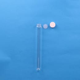 日電理化硝子 ねじ口試験管 ST-25 50mL メラミン樹脂白キャップ シリコンパッキン 組合せセット 30組 119224