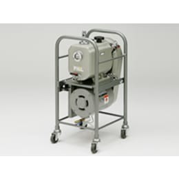 【販売終了】佐藤真空 ベルト駆動型油回転真空ポンプ 4脚架台 TSW-20 単相 100V 50Hz