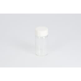 ねじ口瓶 無色 SV-20 20mL PP白キャップ フッ素PTFE/ニトリルパッキン組合せ 50組 250629