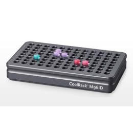 CoolRack M96ID 1.5mL/2mL×96本 ウェル識別番号有 グレー BCS-116