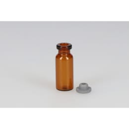 低アルカリ瓶 NV-3 3mL 茶色 液状用ブチルゴム(小)付 100組 208151